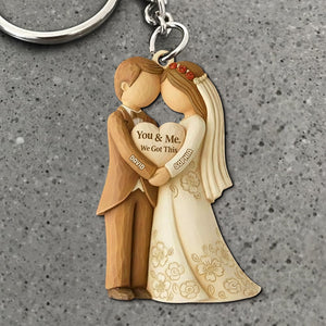 Personalized Gifts For Newlyweds Keychain 01totn261125