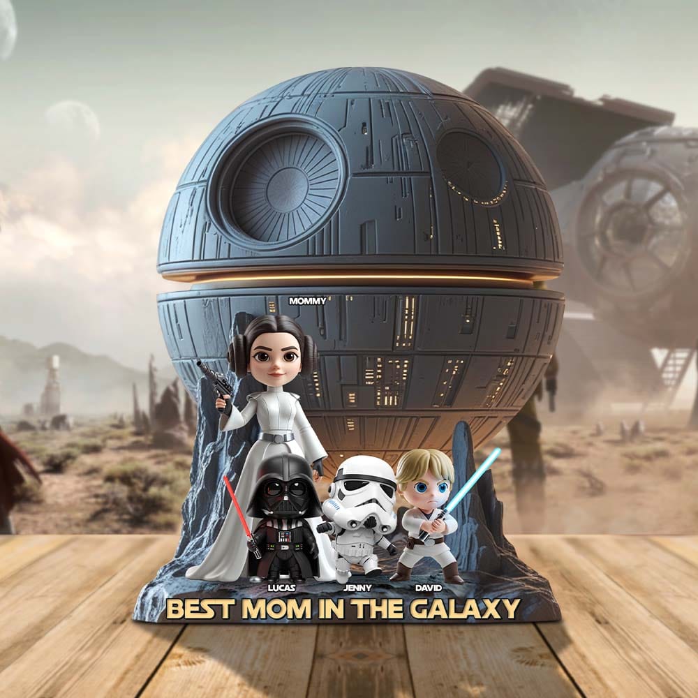 Personalized Gifts For Mom Acrylic Plaque, Best Mom In The Galaxy 01qhtn160425-Homacus