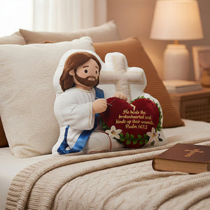 Christian Custom Shaped Pillow - Personalized Gifts For Christian 01padt271225