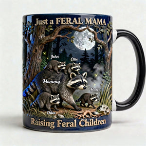 Funny Raccoon Mom Coffee Mug - Personalized Gifts For Mom 03NADT280226