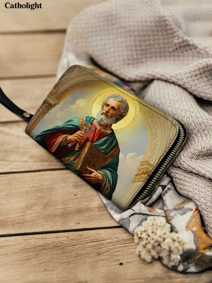 Catholight  Saint Peter’s Legacy Leather Wallet Purse
