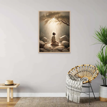 Jesus Praying Canvas Print- Personalized Gifts For Jesus Lovers 03acxd060525