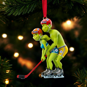 A Playful Twist Acrylic Ornament - Personalized Gift For Sporty Couple 04OHLU291025