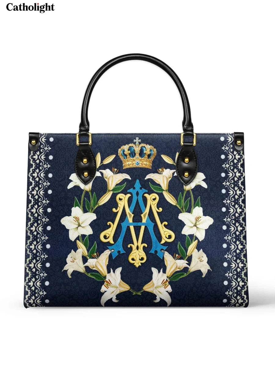Catholight  Crown Of Grace Leather Bag