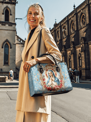Catholight  Our Lady of Grace Leather Bag