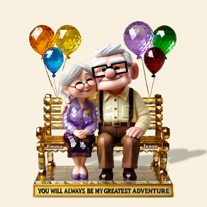 Romantic Couple Acrylic Plaque Personalized Christmas Gifts For Couple 04TGDT030525