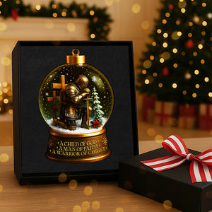Warrior Ornament - Personalized Gifts For Christian 03tota190825