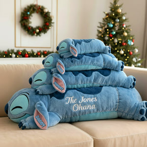 Cute Lazy Family Pile Custom Shape Pillow, Personalized Gifts For Family 03qhtn071125