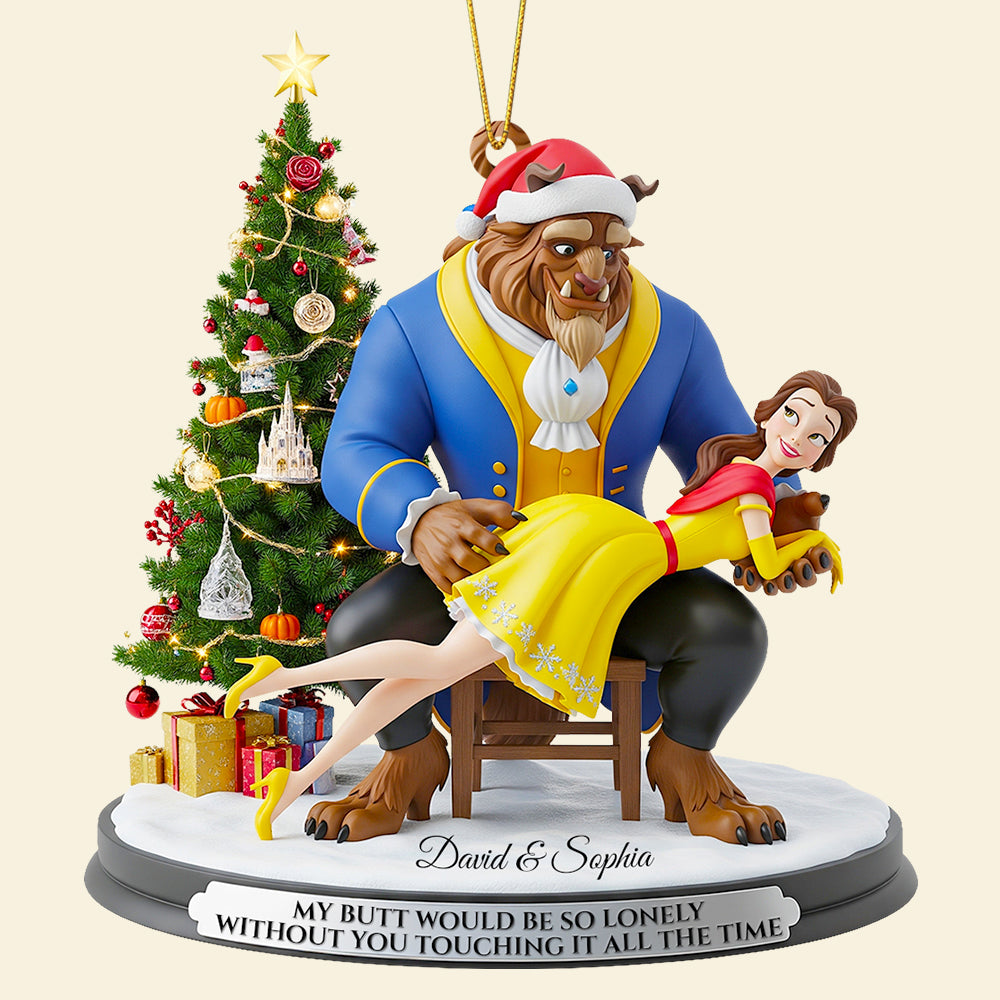 Funny Fairytale Ornament Christmas Personalized Gifts For Couple 03NADT090925