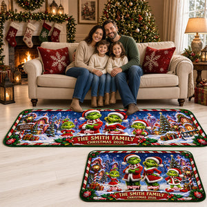 Festive Family Christmas Runner Rug - Personalized Gifts For Family 02tydt050926-Homacus