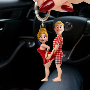 Sassy Couple Keychain - Personalized Gifts For Couple 01ohlu240126