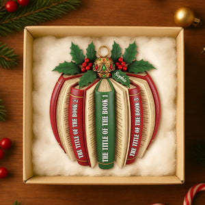 Personalized Gifts For Book Lovers Christmas Ornament 02hytn171125