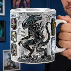 Sci-fi Creature Mug - Personalized Gifts For Him 02naqn301225