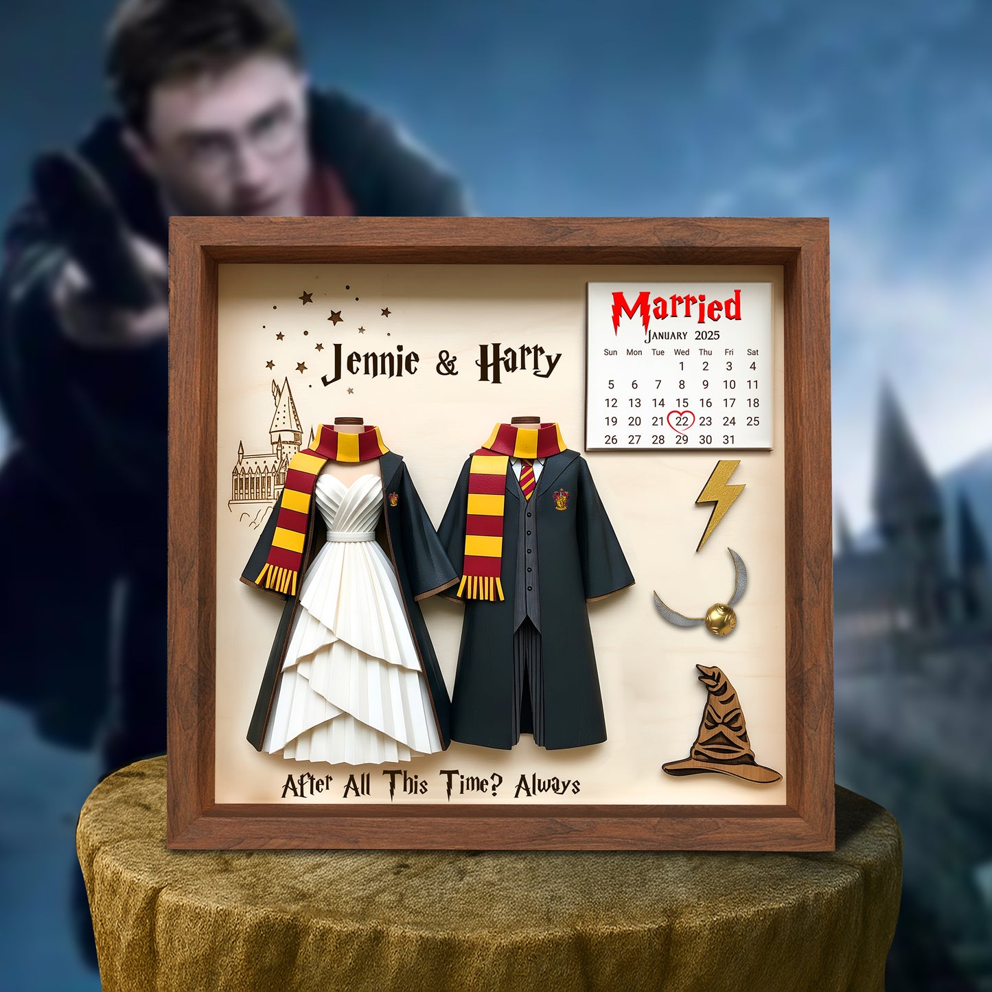 Magical Union Acrylic Plaque - Personalized Gifts For Couple 01NALU250625