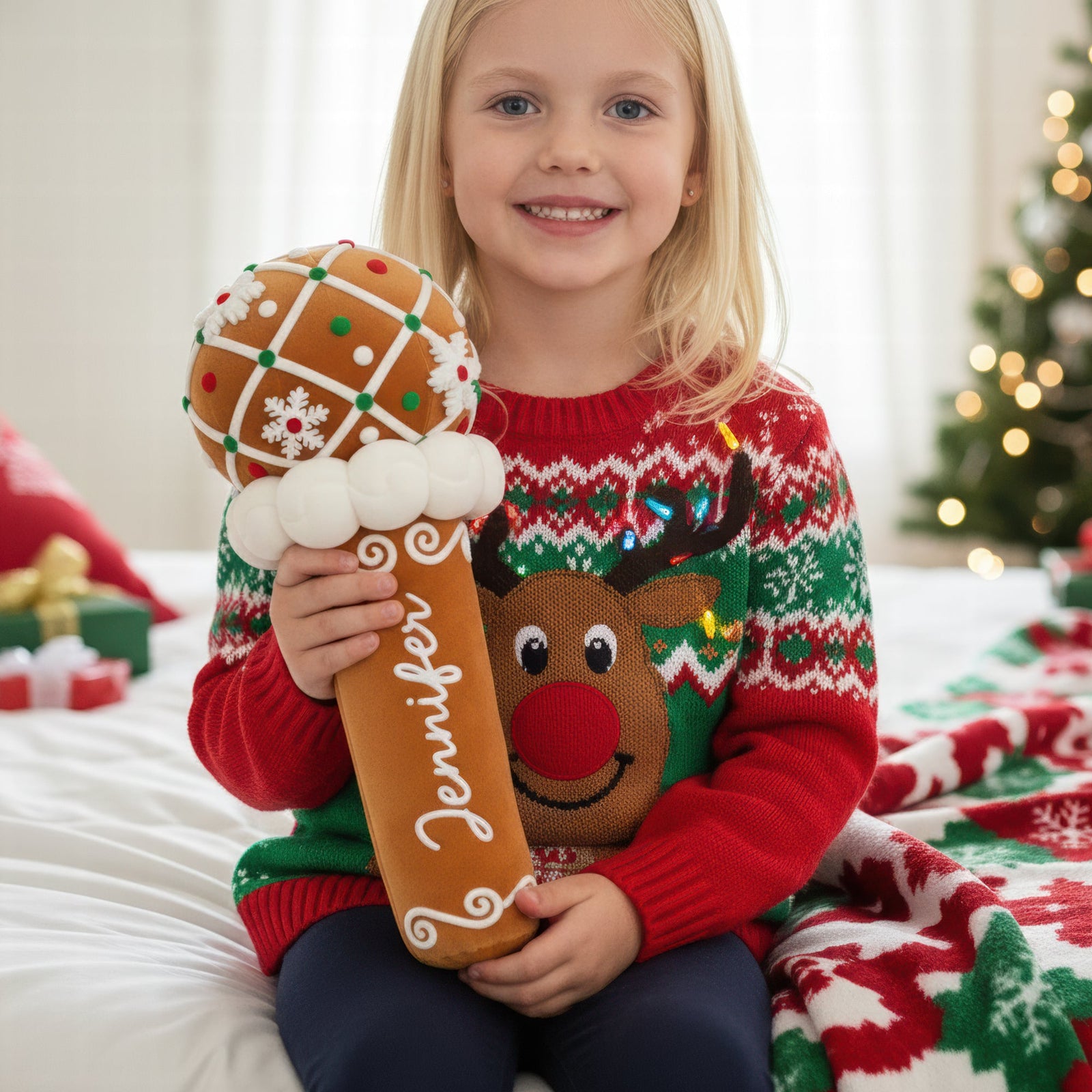 Adorable Karaoke Singing Mic Pillow - Personalized Gifts For Family Members 06HYQN211125 - Pillow - GoDuckee