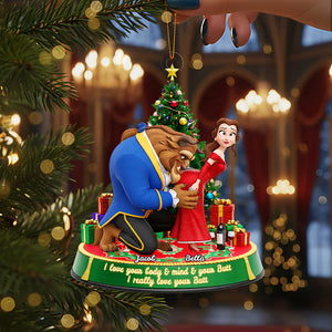 Naughty Couple Ornament - Personalized Gifts For Couple 03ohta090925