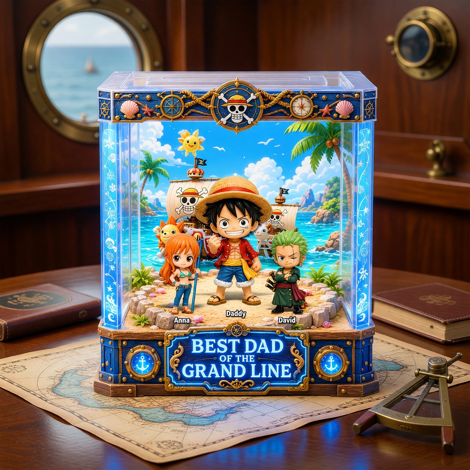 Dad’s Adventure Crew Acrylic Plaque - Personalized Gift For Dads 05TOQN180526