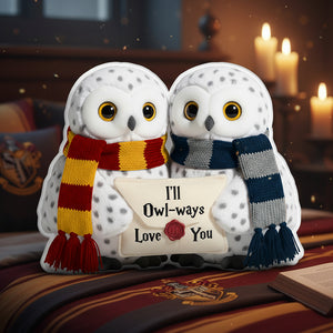 Owl Couple Custom Shape Pillow  - Personalized Gifts For Couple 01nata271125