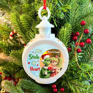 Personalized Gifts For Couple Christmas Ornament 02hudt281024 - Ornament - GoDuckee