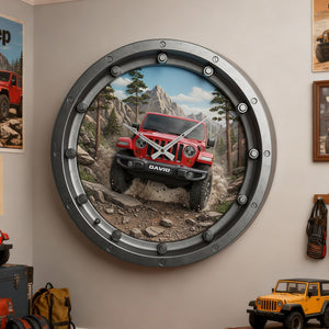 Adventure Off-Road Car Wall Clock - Personalized Gifts For Off-road Lovers 02KILU231225