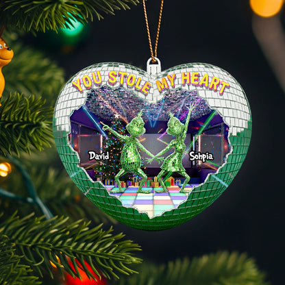 Couple Disco Christmas Ornament Personalized Gifts For Couple 02TGDT120925