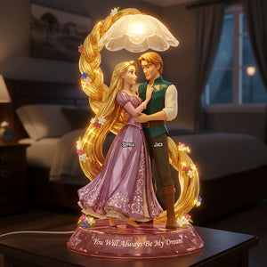 Fairy Tale Acrylic Light Box - Personalized Gifts For Couples 02natn271125