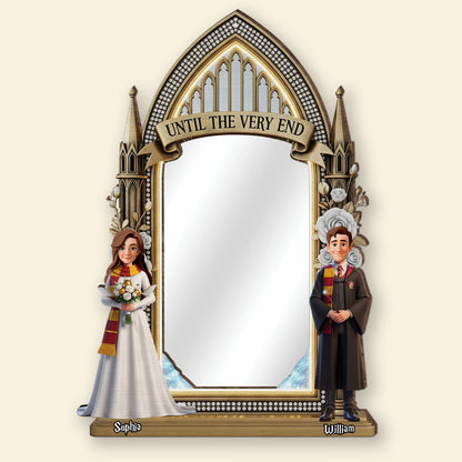 Until The Very End Wall Hanging Mirror Personalized Gifts For Couple 04OHDT240725