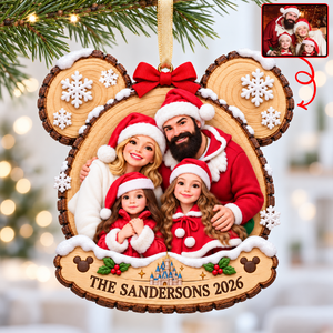 Custom Photo Family Ornament - Personalized Gifts For Family 10huqn161026