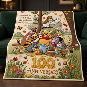 100th Anniversary Childhood Cartoon Blanket - Personalized Gifts For Christmas Blanket 03PADT021026