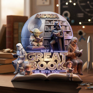 Great Book Acrylic Plaque - Personalized Gifts For Book Lovers 04pata110226