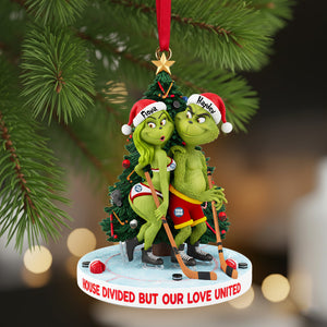 Ice Hockey Christmas Ornament Personalized Funny Gifts For Couple 03hulu081025