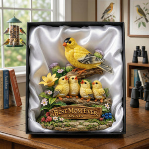 Bird Mom Acrylic Plaque - Personalized Gifts For Mother's Day Plaque 02TYTN300326