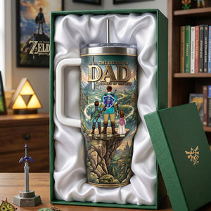 The Legend Of Dad Tumbler Handle - Personalized Gifts For Dad 04NATN170426