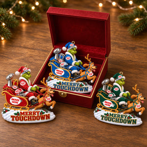 Sleigh Ride Christmas Ornament - Personalized Gifts For Sport Lovers 01ohtn231026