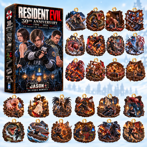 30th Anniversary Horror Game Christmas Advent Calendar Blind Box - Personalized Gifts 08haqn091026