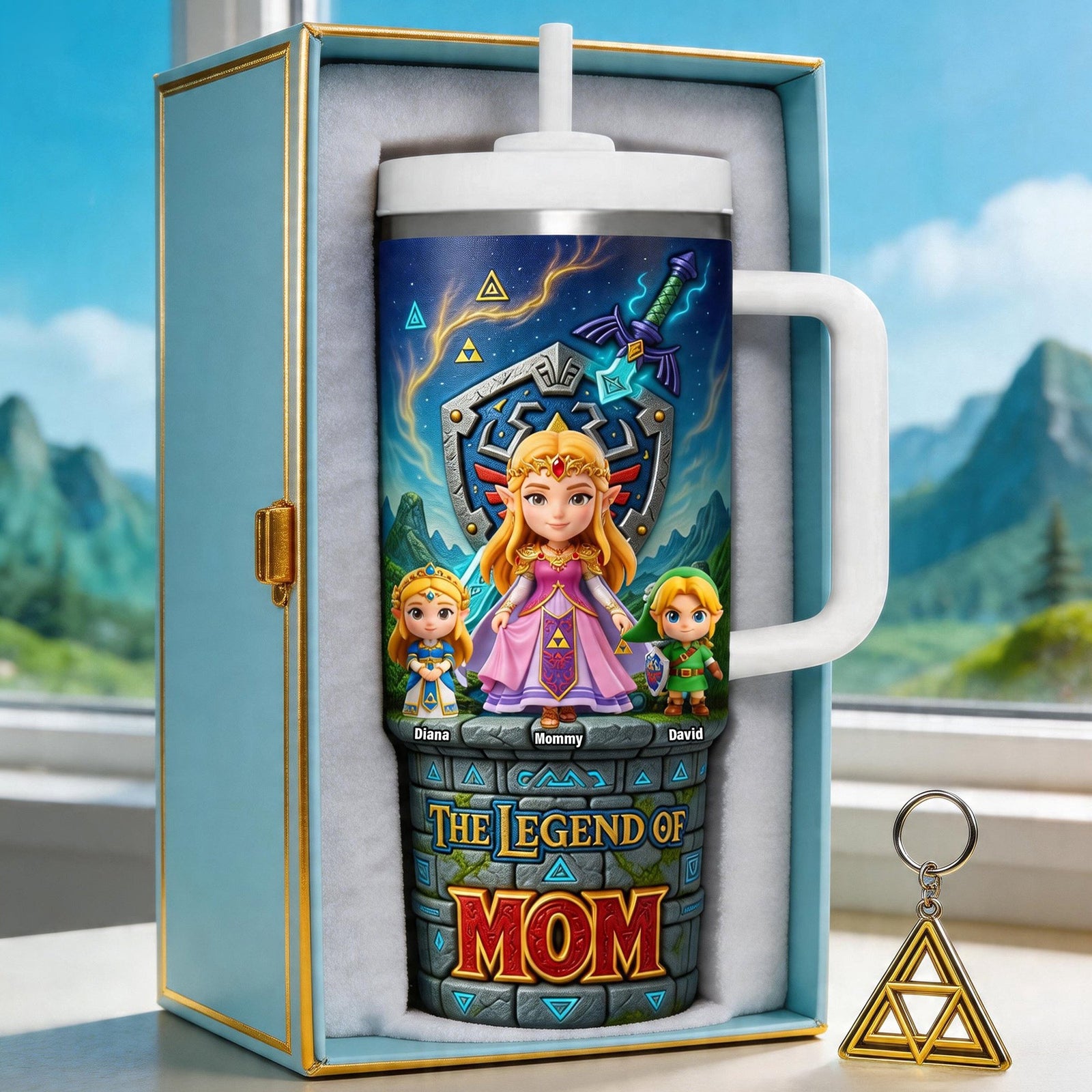 Fantasy Adventure Mom and Kids Tumbler - Personalized Gifts For Mom 05tyqn160426