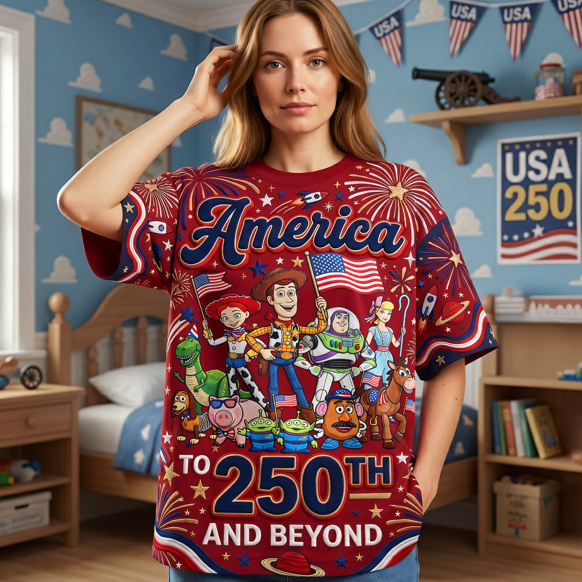 America 250 Patriotic Adventure Crew Shirt - Personalized Anniversary Gift 02NATA100626