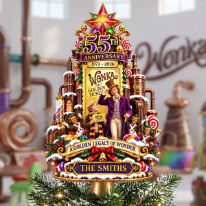 A Golden Legacy Of Wonder Tree Topper - Personalized Christmas Gifts 01hata140926