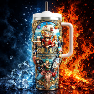 30th Anniversary Anime Tumbler - Personalized Gifts For Anime Lovers 01nalu140326