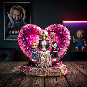 Mom Of Little Horrors Acrylic Plaque - Personalized Mother's Day Gifts 02HUDT170426