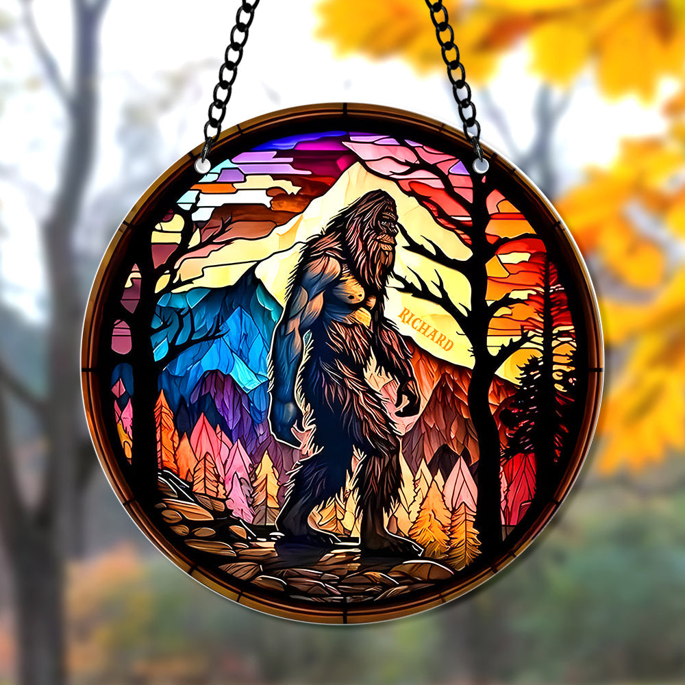 Personalized Big Foot Suncatcher Ornament 03acxx190824/06acqn230824 - Ornament - GoDuckee