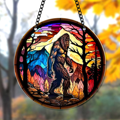 Personalized Big Foot Suncatcher Ornament 03acxx190824/06acqn230824 - Ornament - GoDuckee