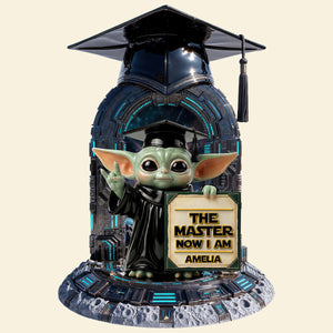 Graduation Green Aliens Acrylic Plaque - Personalized Gifts For Graduates 07todt080526