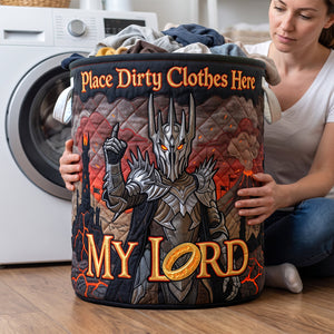 Dark Fantasy Quilted Laundry Basket - Personalized Gifts 03hudh090726