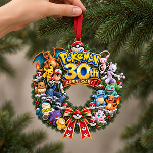 30th Anniversary Christmas Ornament - Personalized Gifts For Game Lovers 03OHLU230926