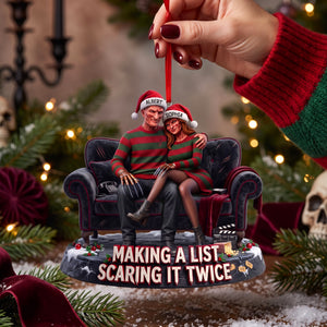 Funny Villain Couple Christmas Ornament - Personalized Gifts For Couple 01paqn170826