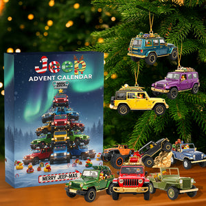 Fun Off-road Advent Calendar Acrylic Blind Box, Christmas Gifts For Off-Road Lovers 01qhtn181025