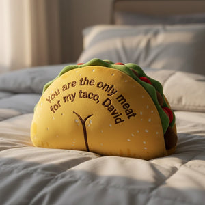 Cheeky Taco Pillow - Personalized Gifts For Couple 02TOTN091225