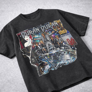 New Wave Duran Duran Washed T-shirt, Personalized Gifts For Music Lovers 06qhqn050826