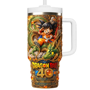 40 Years Legendary Warrior 40oz Tumbler - Personalized Gifts For Anime Lover Tumbler 02TYQN170326